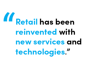 Retail has been reinvented with new services and technologies - Quote by Chris Matichuk